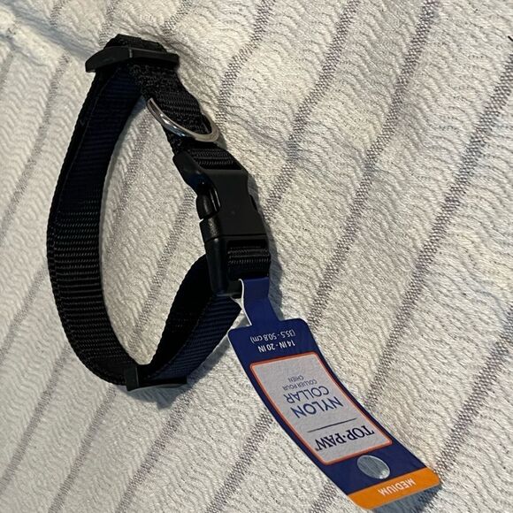 Nwt Top Paw Black Nylon Dollar Size Medium - Picture 2 of 5